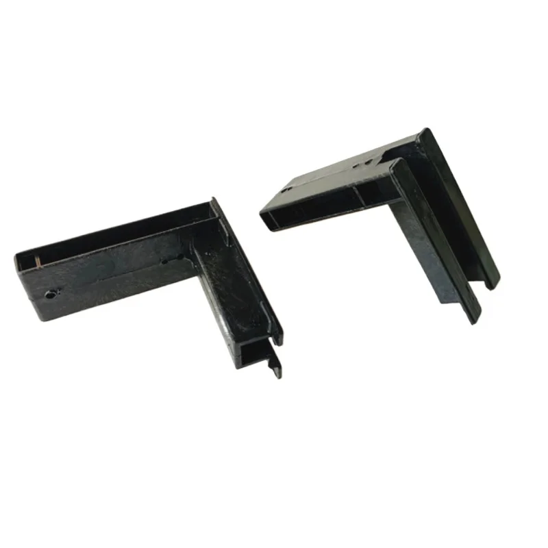 2pcs Kitchen hanging door accessories, plastic corner code, glass door sliding door connector