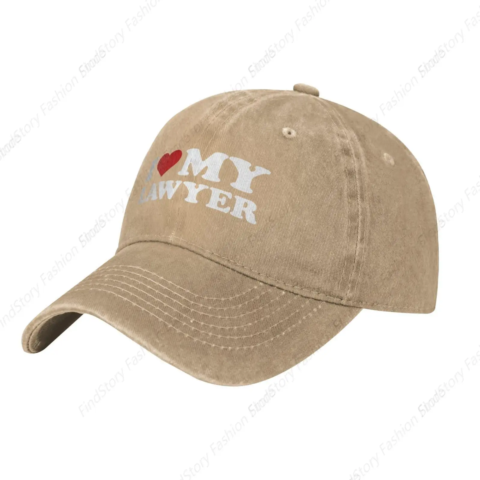 I Love My Lawyer Baseball Cap Trucker Denim Hats Cotton Golf Dad Hat for Men and Women All Seasons Daily Casual