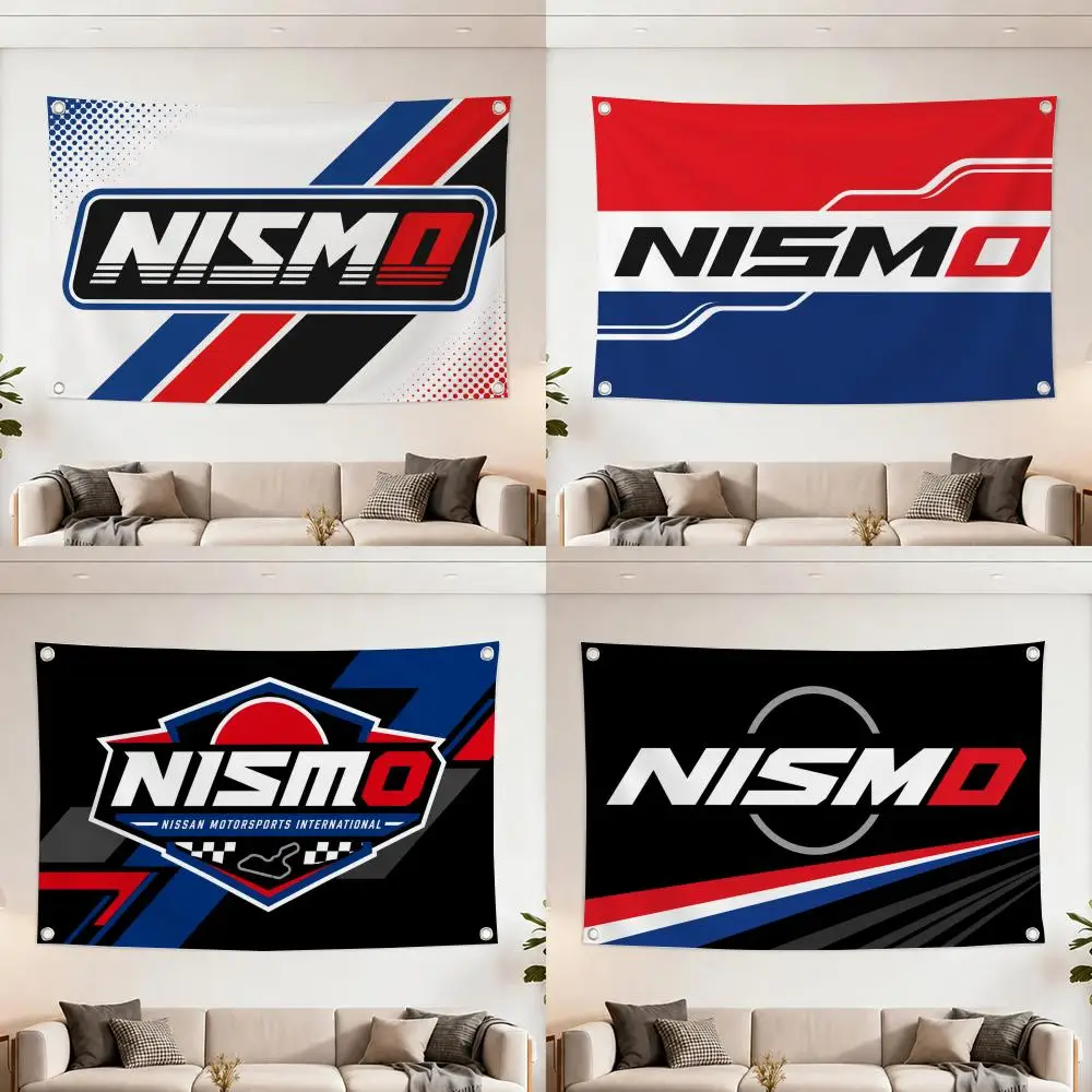 Racing Brand N-NISMO Racing Flags Home Yard & Garden Decor Banner - Indoor Outdoor Wall Hanging Flag