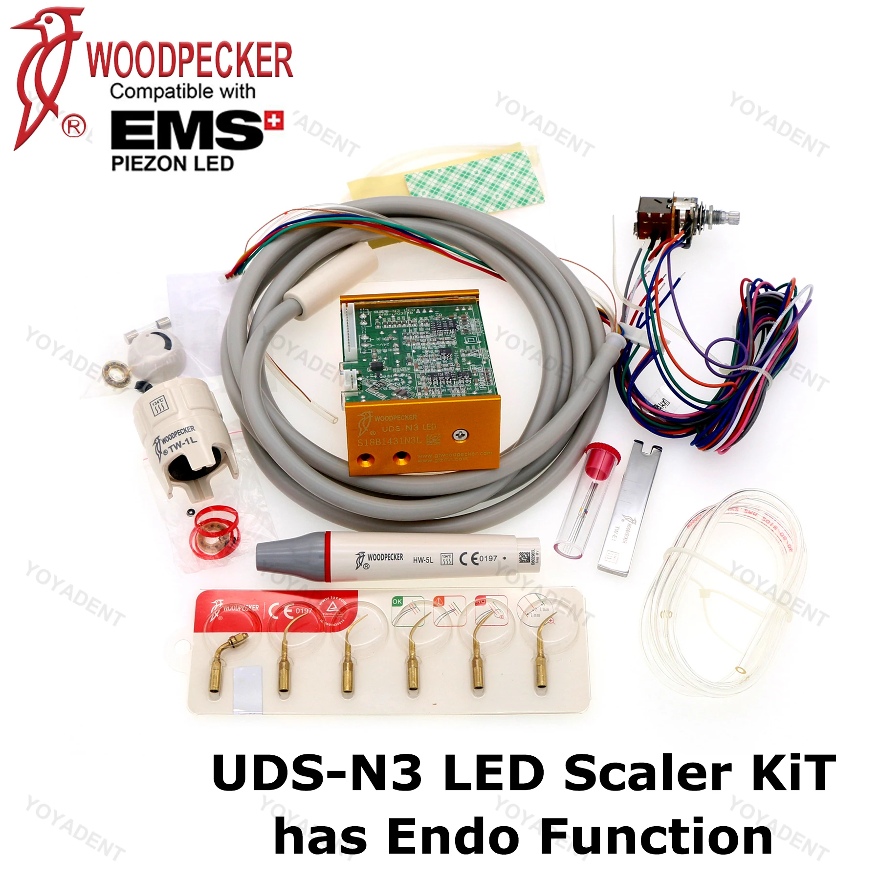 نقار الخشب DTE قشارة الأسنان الأصلية بالموجات فوق الصوتية UDS LED N2 N3 LED V2 V3 صالح EMS NSK ACTEON SATELEC ملحقات طب الأسنان