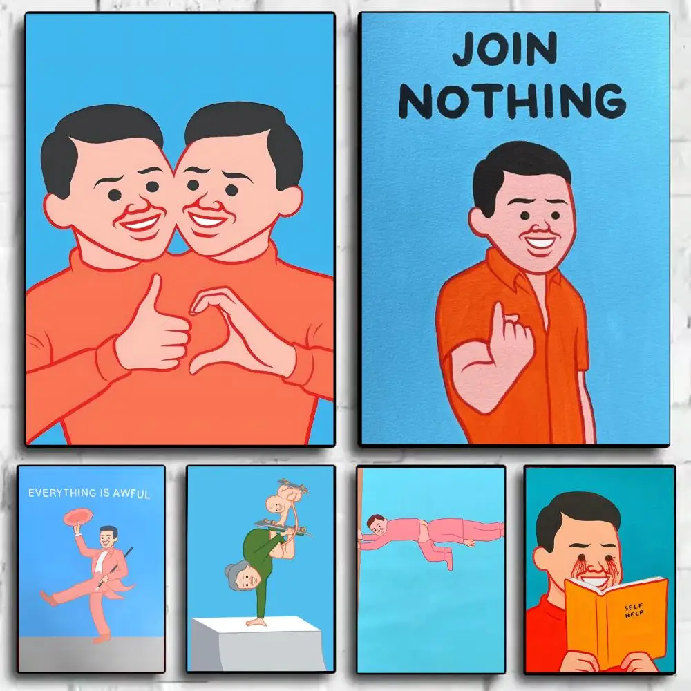 J-Joan Cornella Poster Stickers HD Waterproof Painting Wall Art for Bedroom Living Room Home Decor Decoration Gift