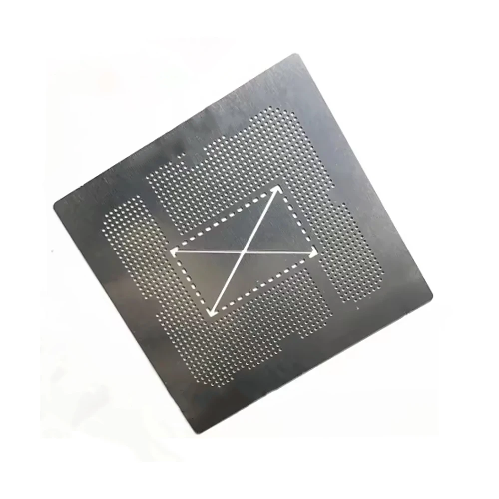 1Pcs For BGA Stencils LGA1155 LGA1156 0.5MM CPU Stencil Seat Ball Planting Steel Mesh Planting Tin Direct Heating