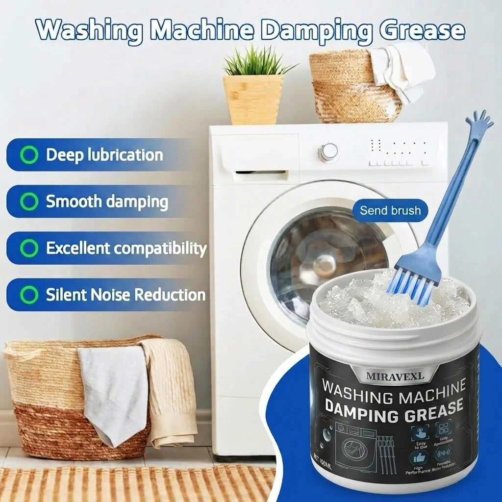 Damping & Vibration Control Grease - For Washing Machine Rods, Toilet Absorbers, Optical Devices, Buffers & Mechanical Parts