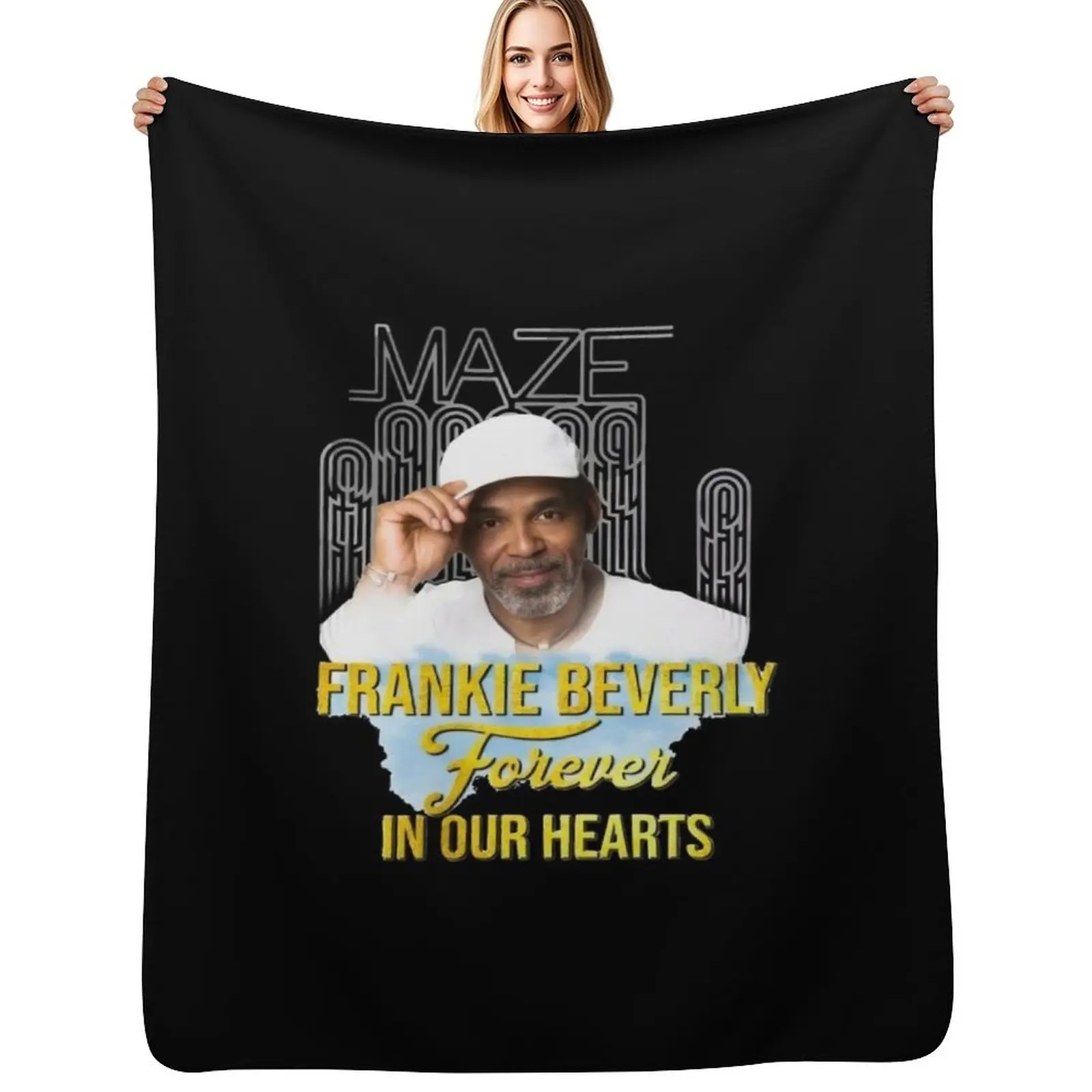 

Frankie Beverly Shirt Maze RIP Legendary Throw Blanket Travel Moving christmas gifts Softest Blankets