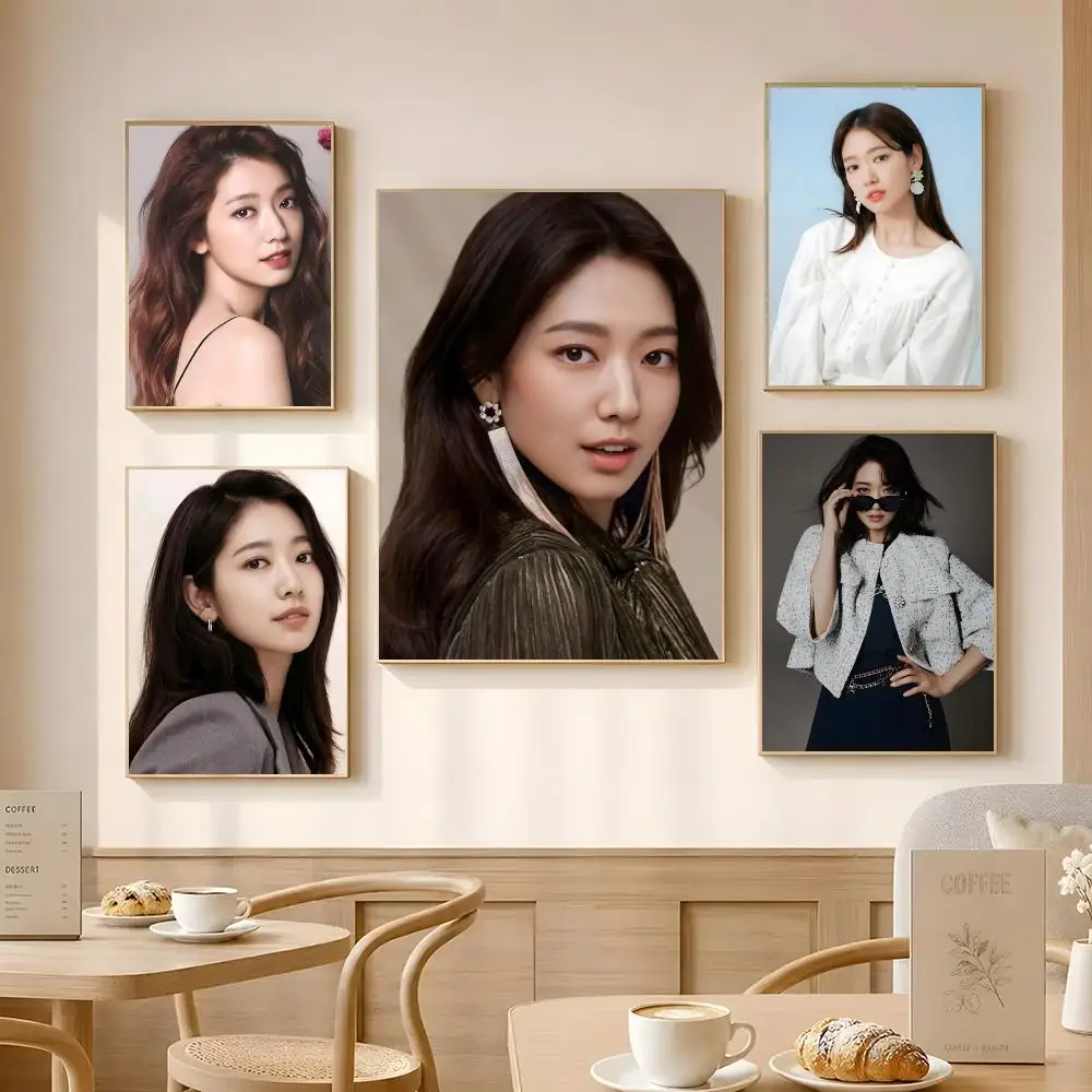Actor Park Shin-hye Poster Poster Self-adhesive Art Waterproof Paper Sticker Coffee House Bar Room Wall Decor