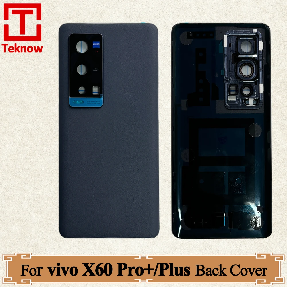 AAA+quality For vivo X60 Pro Plus Back Battery Cover V2056A V2047 Rear Housing Door Case For vivo X60 Pro+ Back Cover Replace