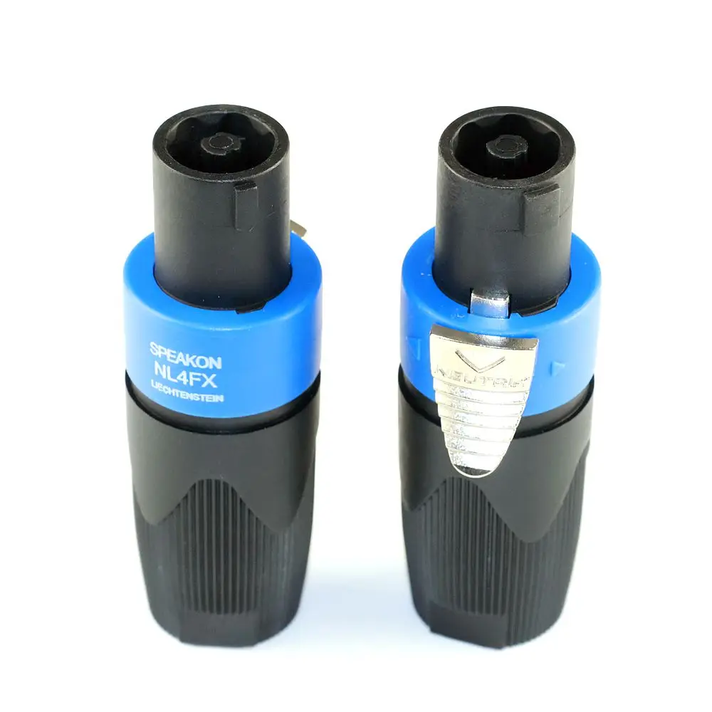 Swiss NEUTRIK NL4FX Four Core Professional Audio Connector 4Pin NL4FX Speaker Plug  Stage Performance Speaker Terminal Plug