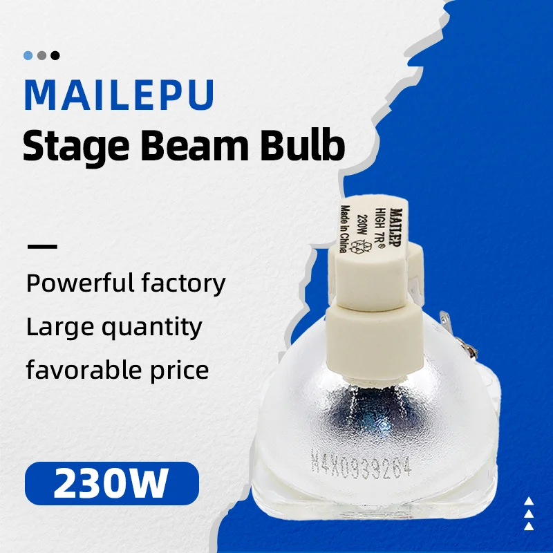 230W MSD Light, Stage Light With Moving Head, 180 Platino 230/1 P-VIP. 7R is 0 e20.6, 1 UD/batch Processing