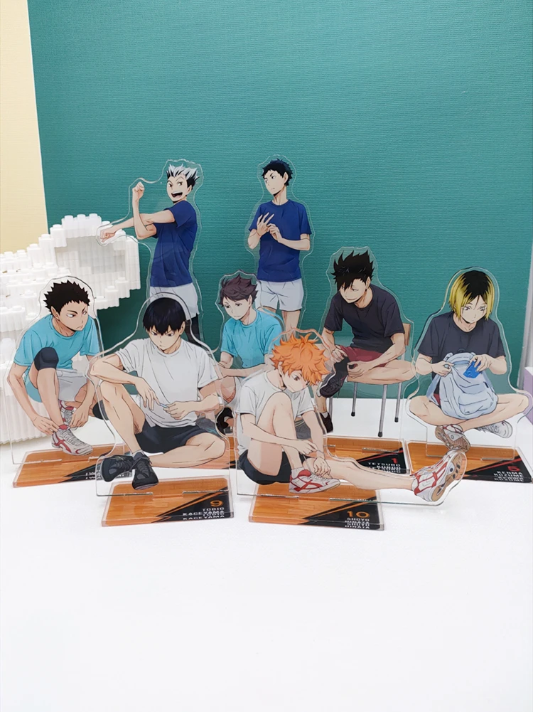 Gra Haikyuu!!! Iwaizumi Hajime Oikawa Tooru Tetsurou Kuroo Cosplay stojący znak akrylowy Ambitus Anime