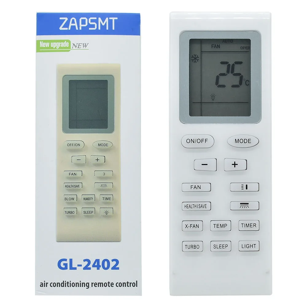 

New GL-2402 Universal AC Remote Control For Gree Air Conditioner YT1F YAP1F YB1F2 YB1FA YAA1FB YACIFB YS1F