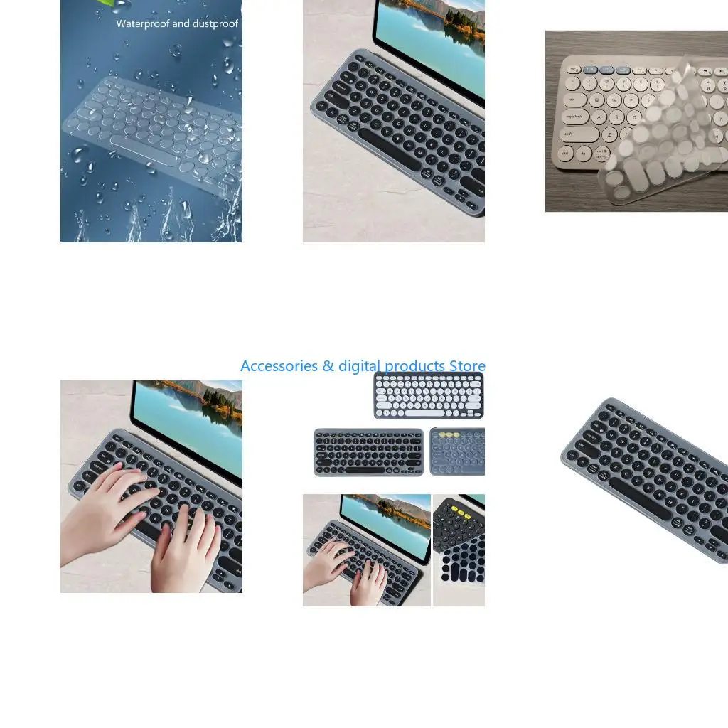 77JD Lightweight Keyboards Cover Profile Dustproof Spill Protections Quick Dry