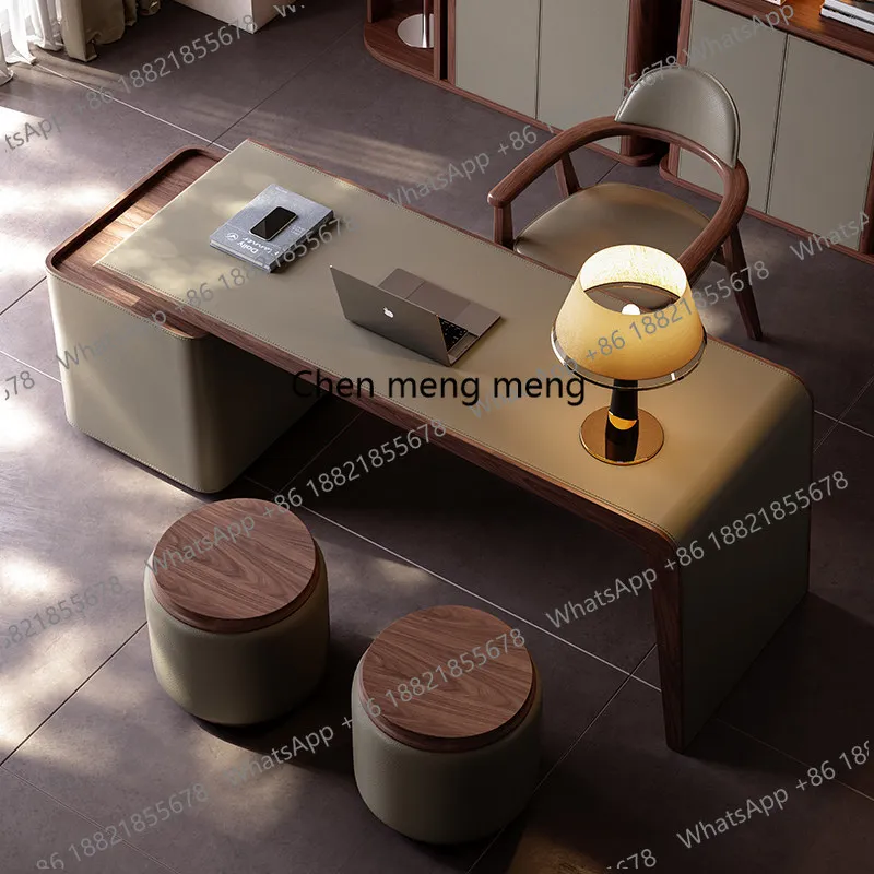 Drawer Executive Office Desk Storage Conference Reception Office Desk Nordic Multifunctional