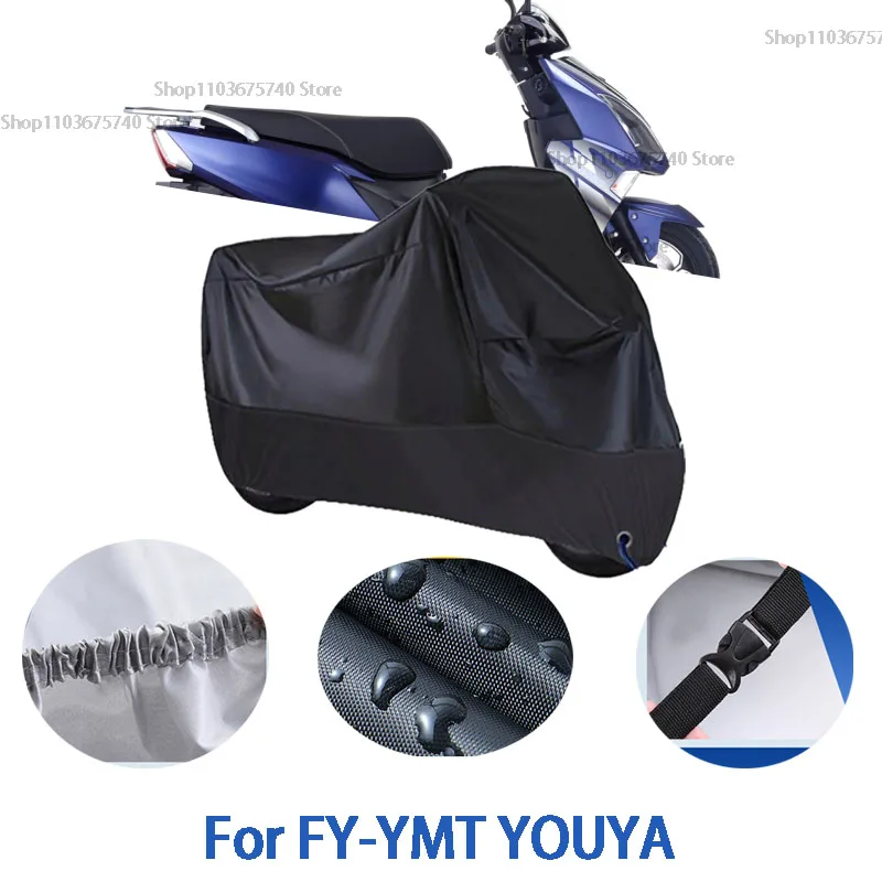

Полные чехлы для мотоциклов для FY-YMT YOUYA, автомобильные чехлы на открытом воздухе, защита от солнца, пыли, без ушей, утолщенные оксфордские чехлы, аксессуары