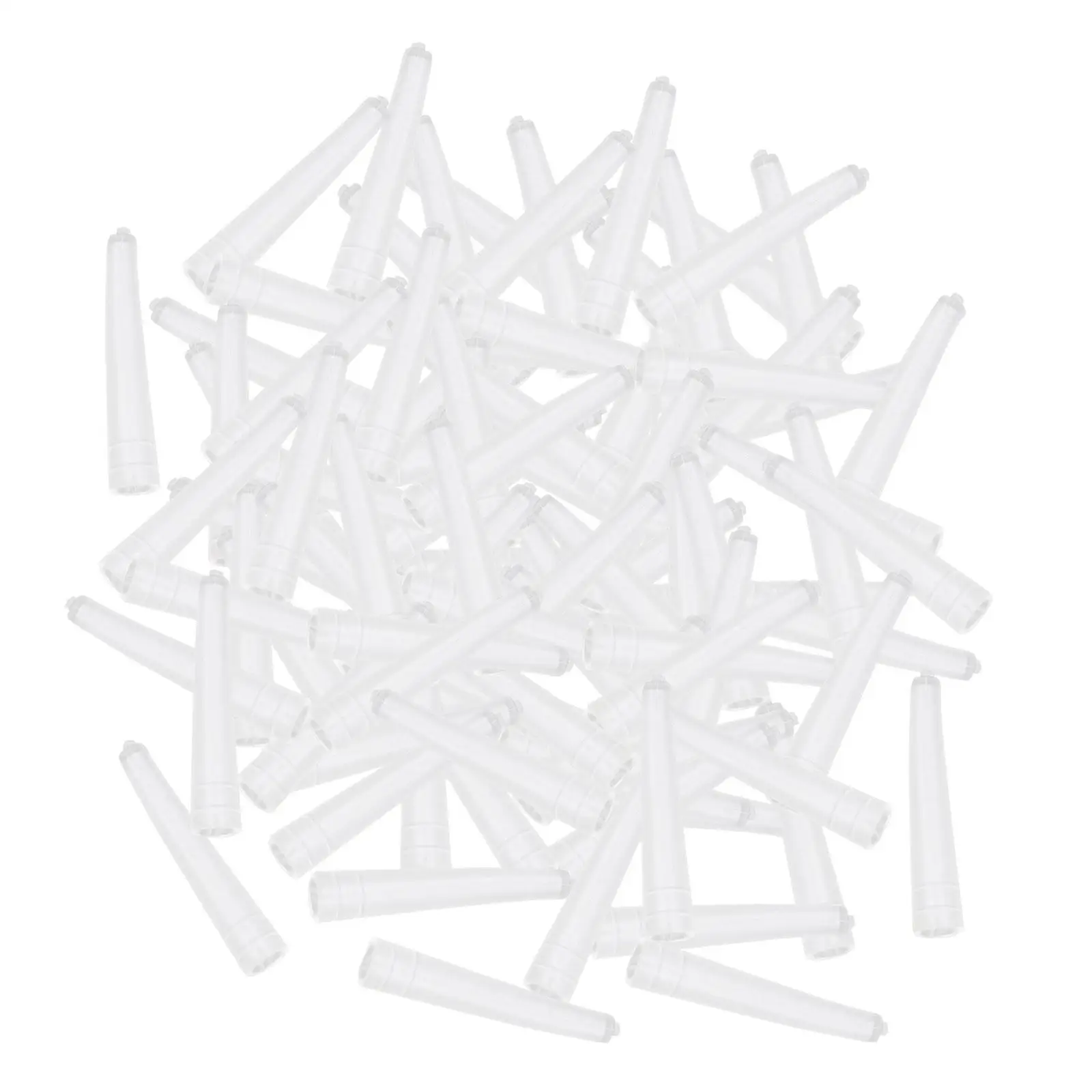 100x Pinzette trasparenti Copri punte Pinzette antiscivolo Copertura protettiva per pinzette per ciglia