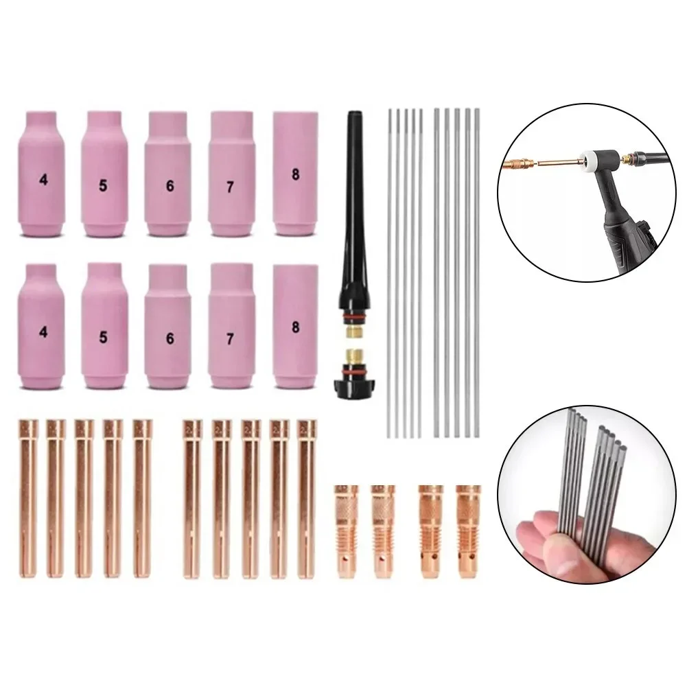 36Pcs Must-Have TIG Welding Torch Consumables
