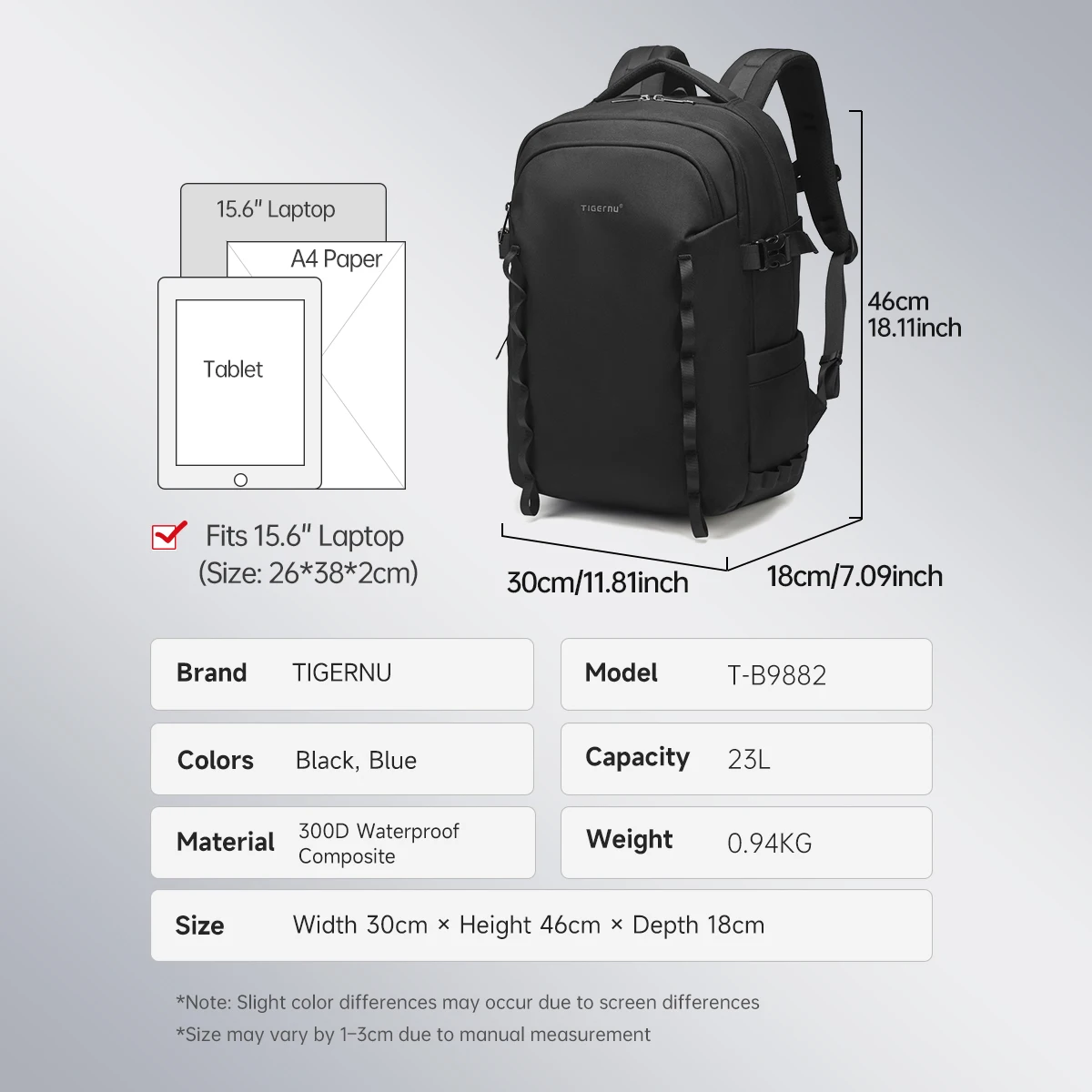 Tigernu حقائب ظهر للنساء للحقائب المدرسية للرجال حقيبة السفر حقائب الظهر في الهواء الطلق الذكور المشي لمسافات طويلة على ظهره حقيبة مدرسية الإناث