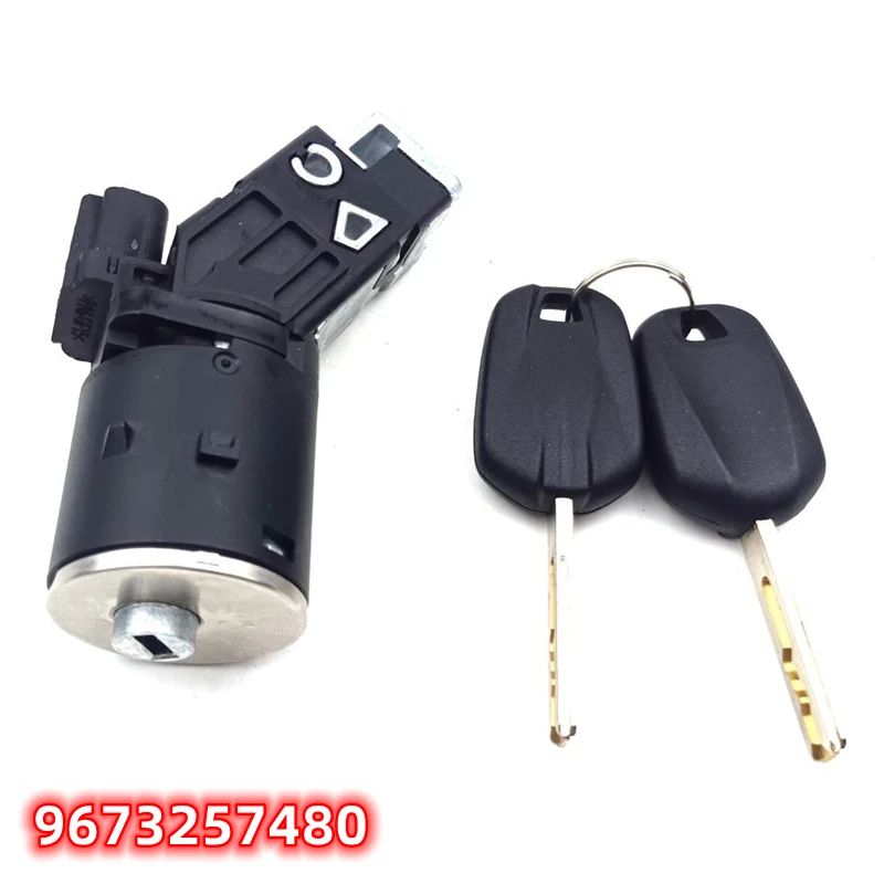 XIEAILI OEM Ignition Lock Cylinder Auto Door Lock Cylinder For Peugeot 208 308  9673257480  K789