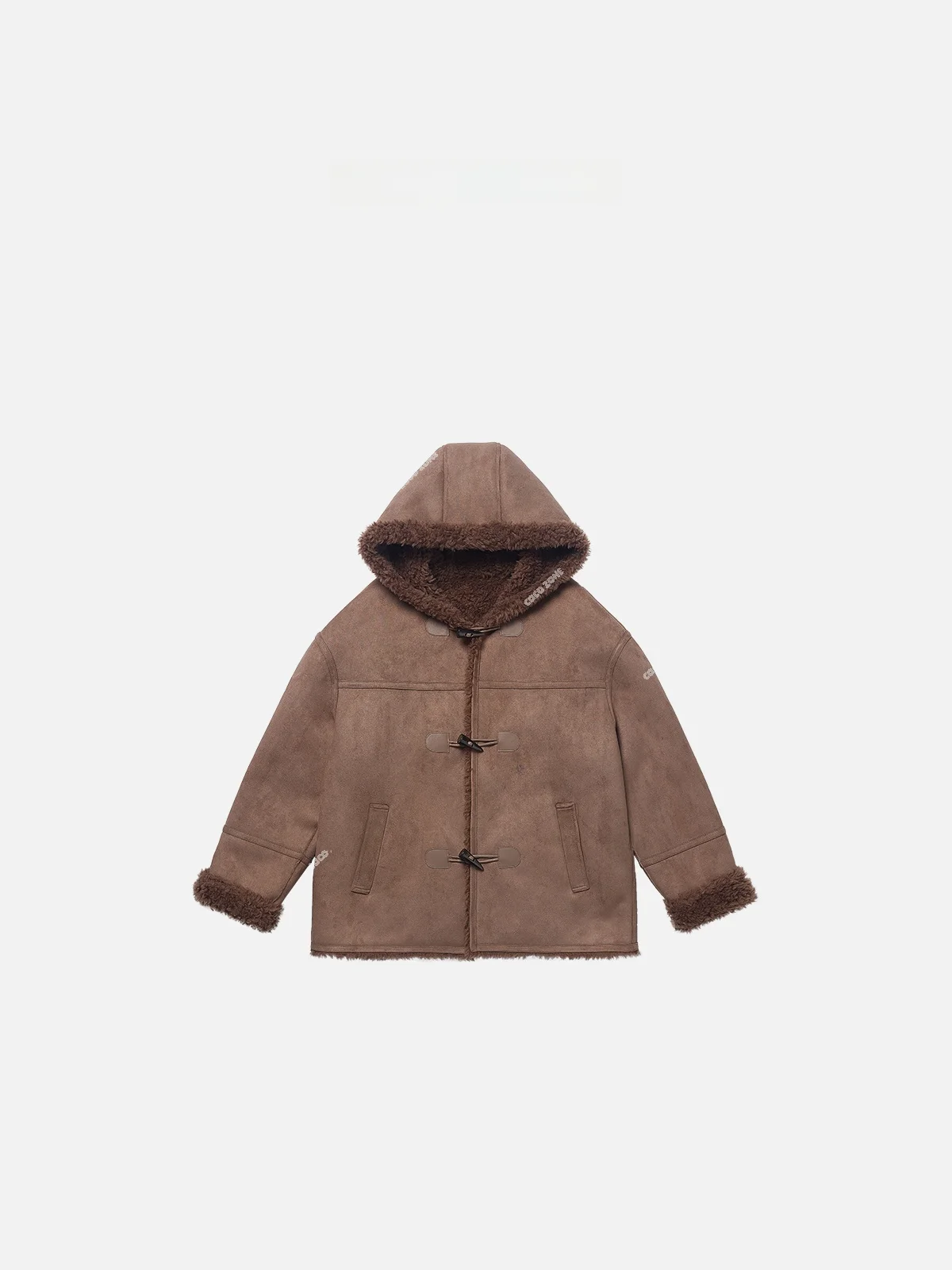 

Женская уличная куртка Zone Retro с капюшоном на пуговицах, удлиненная, из полиэстера, молодежная верхняя одежда