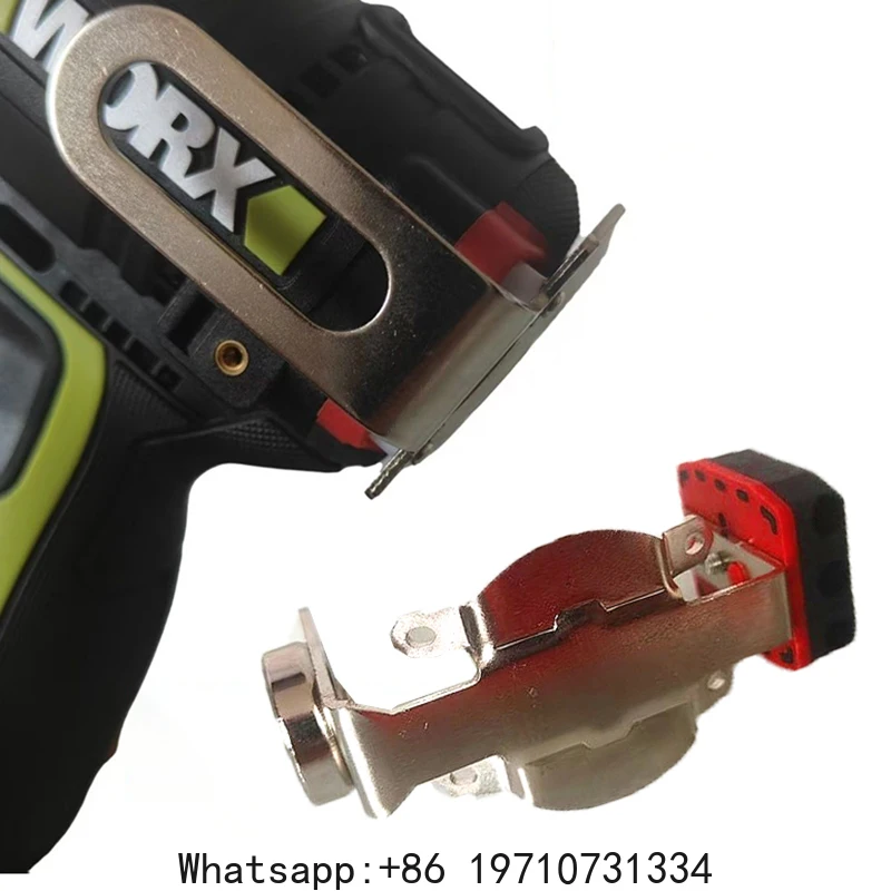 WU132/132X Quick Hanging for WORX Magnetic Batch Head Clip Storage Kit Portable Waist Storage Pendant Electric Drill Refit Kit