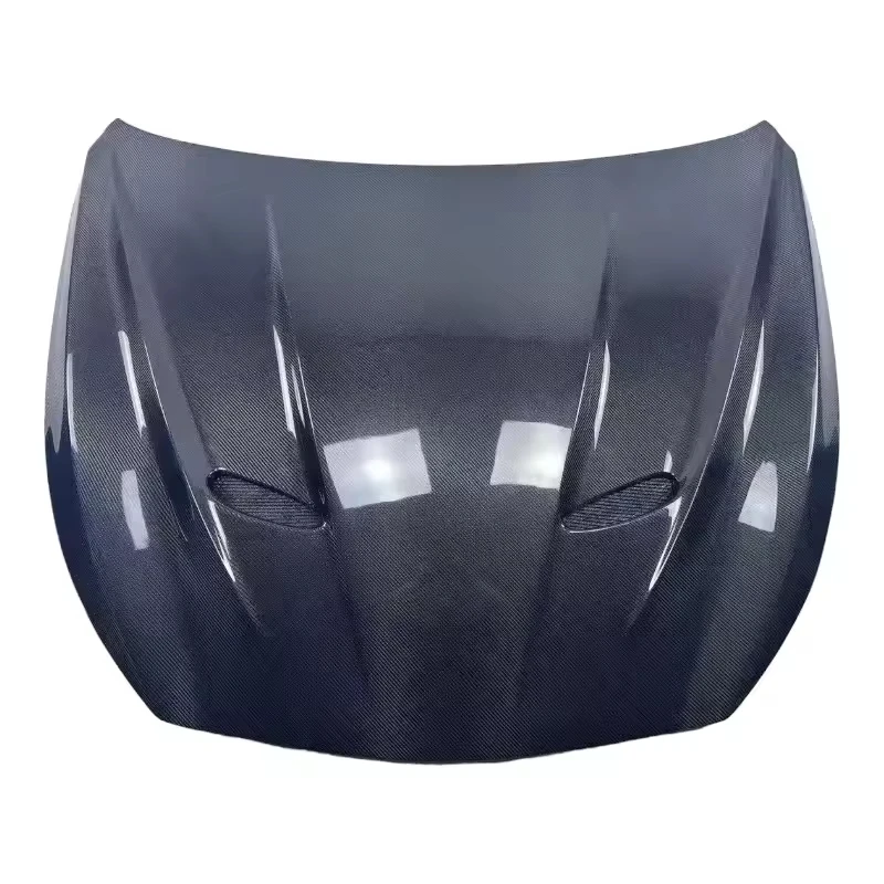 

Carbon Fiber Fibre Front Engine Hood Vent Bonnet for Infiniti Q50 Q50s 2013+,After actual vehicle installation and testing