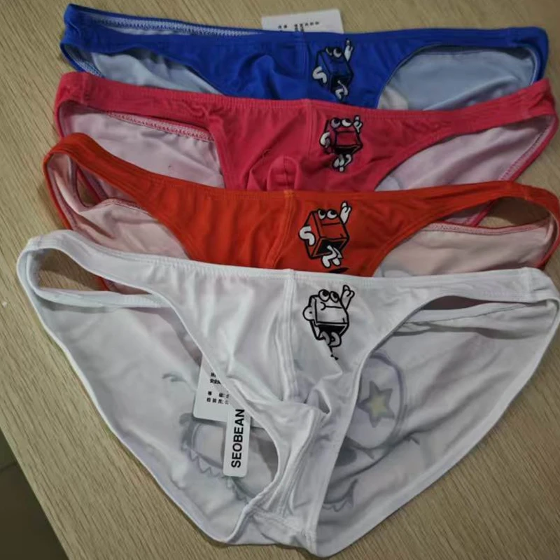 

2026 Fashion Combination Fashion Classic new men's underwear men's briefs underwear cartoon cute printed pants 25102