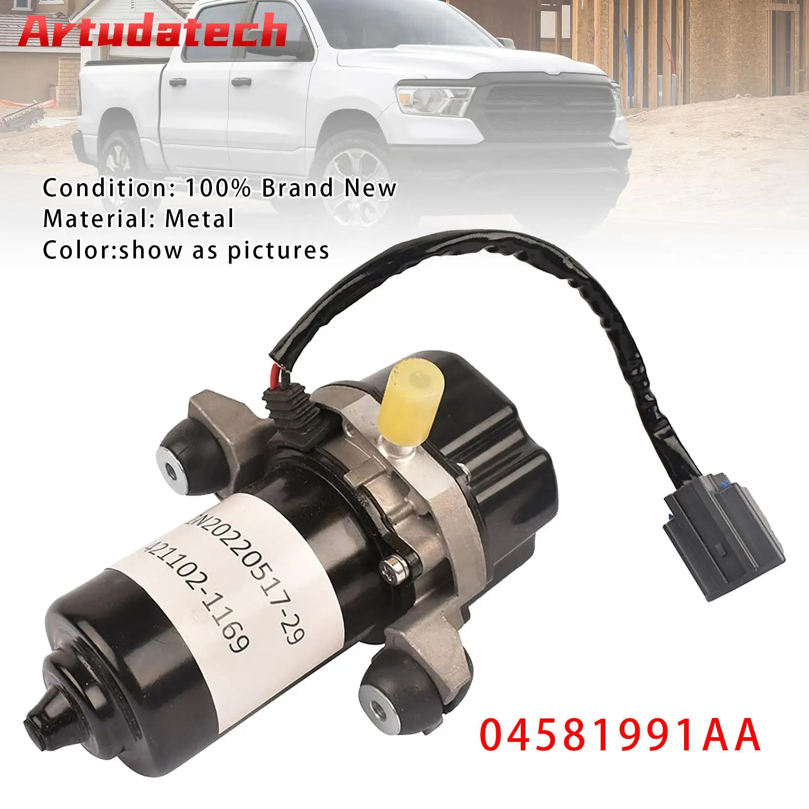 

Artudatech 04581991AA Vacuum Pump For Jeep Dodge Ram 1500 2500 3500 3.6L 2.0L L4 2019 2020 2021 2022