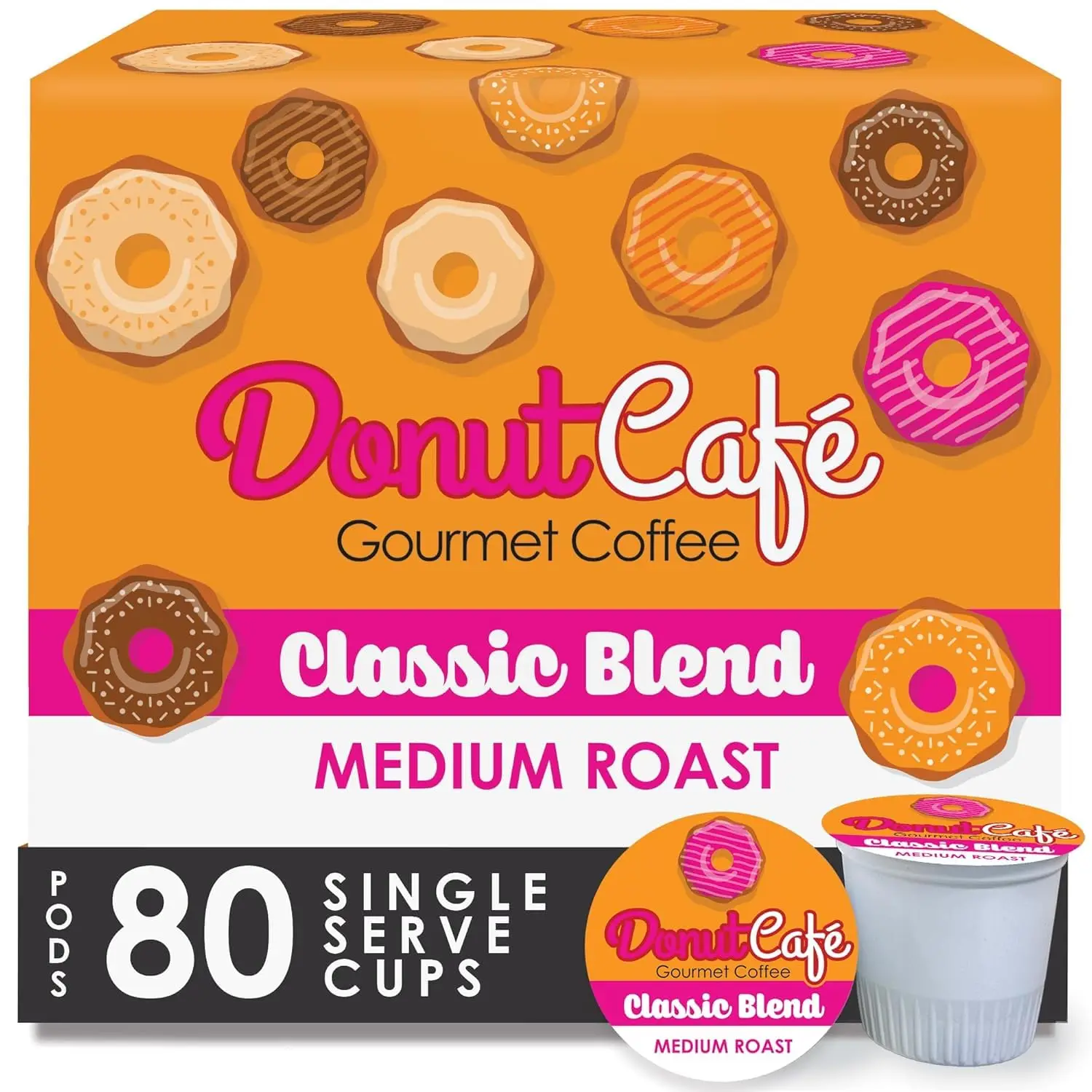 

- Coffee Gourmet Pods, Classic Blend, Medium Roast – Non-Gmo, Gluten Free – Compatible With Keurig K Cup Brewers – Smooth &