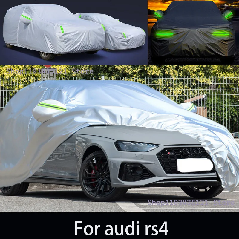 

For audi rs4 Outdoor Protection Full Car Covers Snow Cover Sunshade Waterproof Dustproof Exterior Car accessories