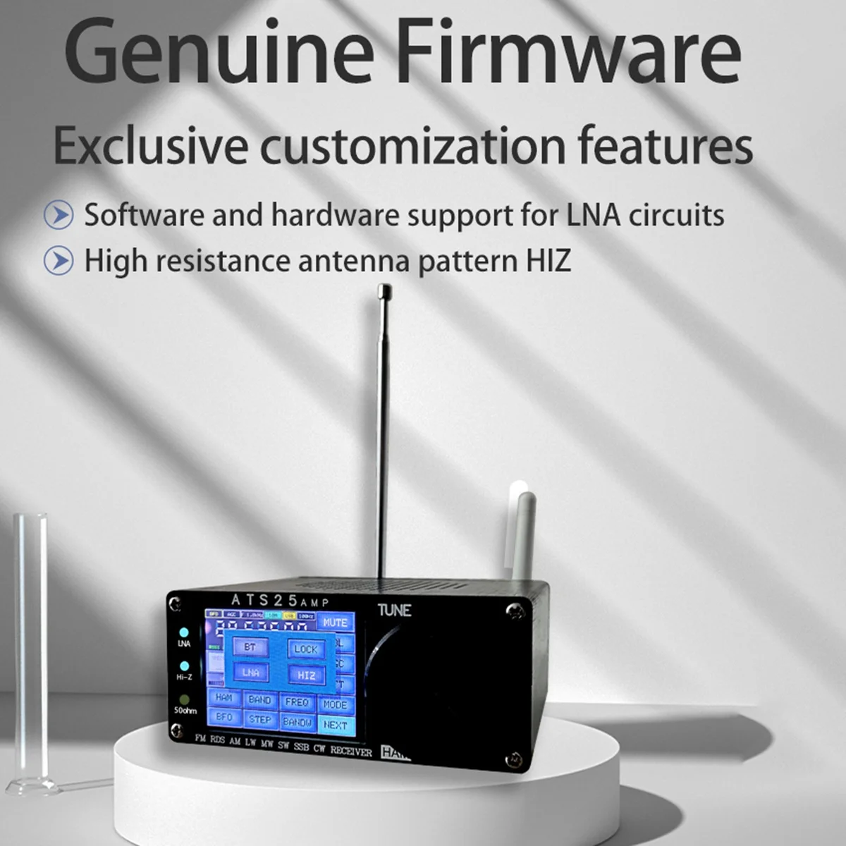 جديد 4.17 البرامج الثابتة ATS25 AMP RDS راديو كامل النطاق FM RDS AM LW MW SW SSB DSP استقبال مع مسح الطيف الساخن