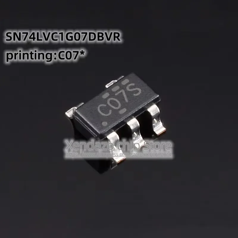 50pcs/lot SN74LVC1G07DBVR SN74LVC1G07D Silk screen printing C07* SOT23-6 package Original genuine Line driver chip