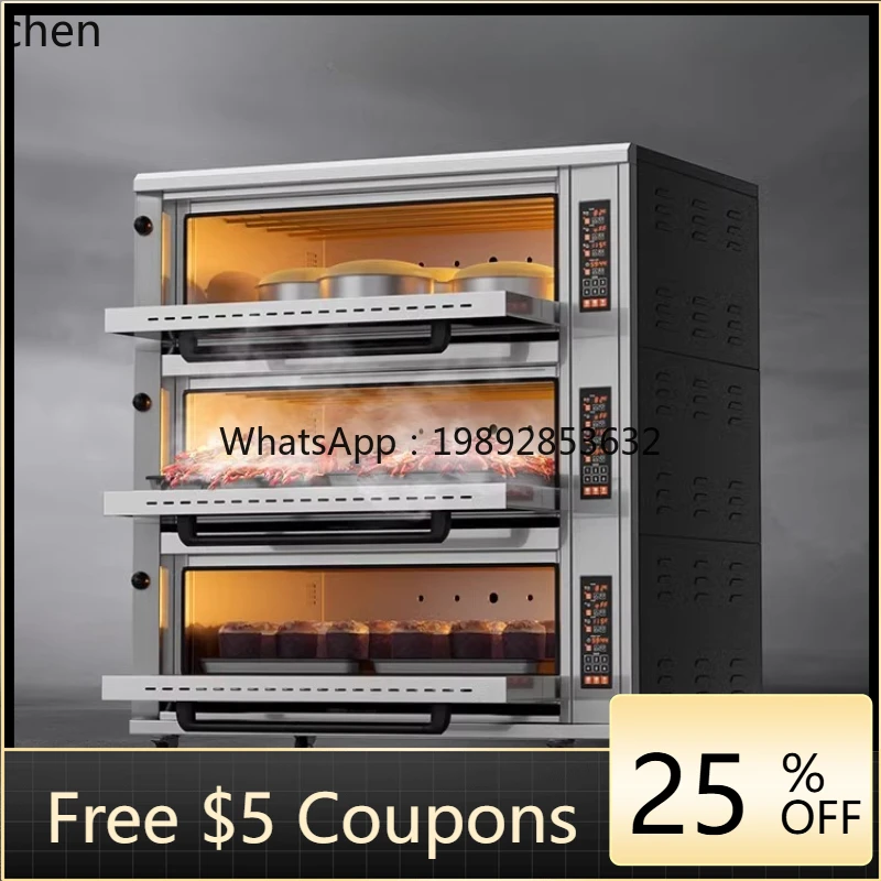 

KX oven commercial six plates open hearth one layer one plate baking electric oven large capacity