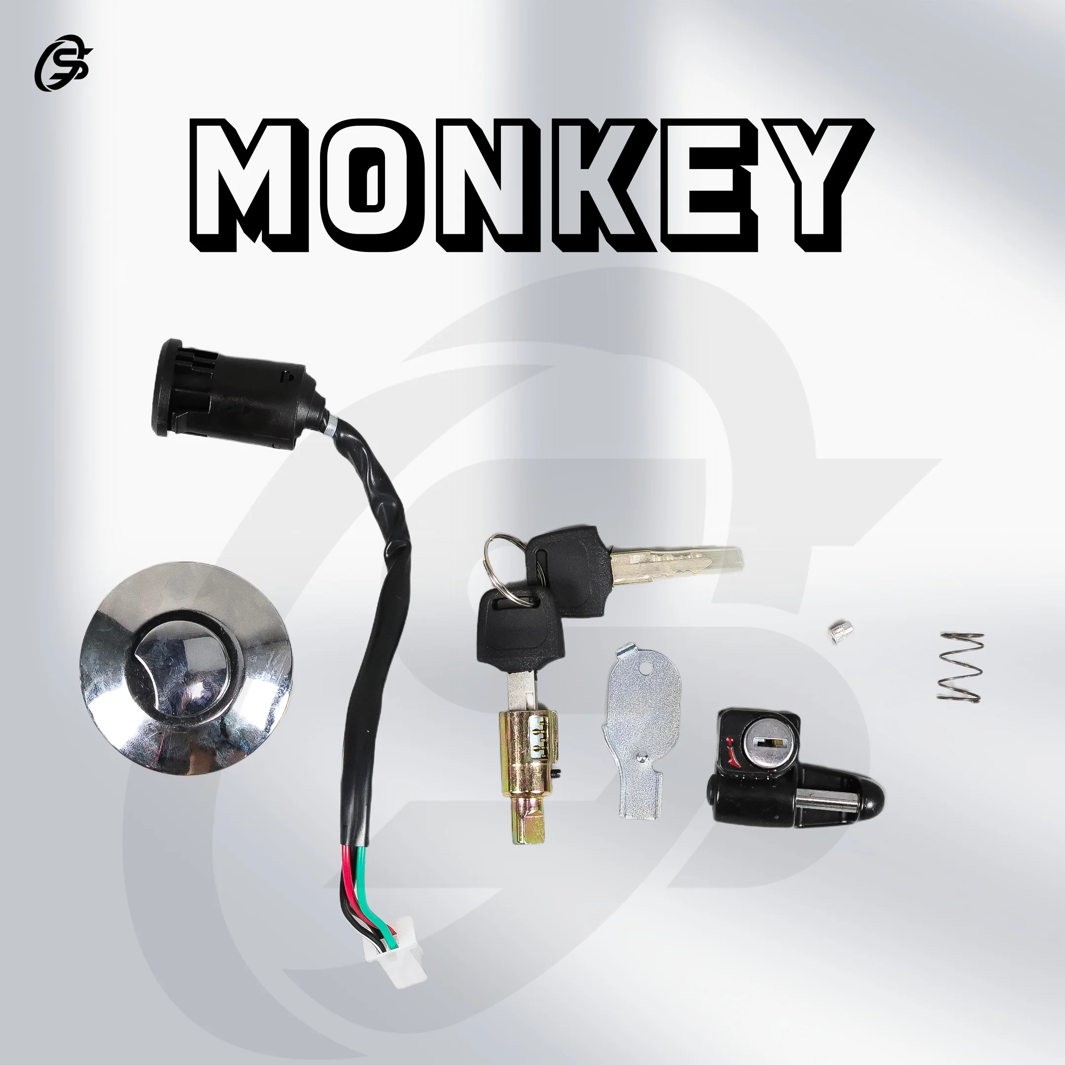 

12 В-4-контактный комплект замка переключателя Z50, набор замков ключа Monkey Z50, набор ключевых переключателей, крышка топливного бака, крышка топливного бака, аксессуары для мотоциклов