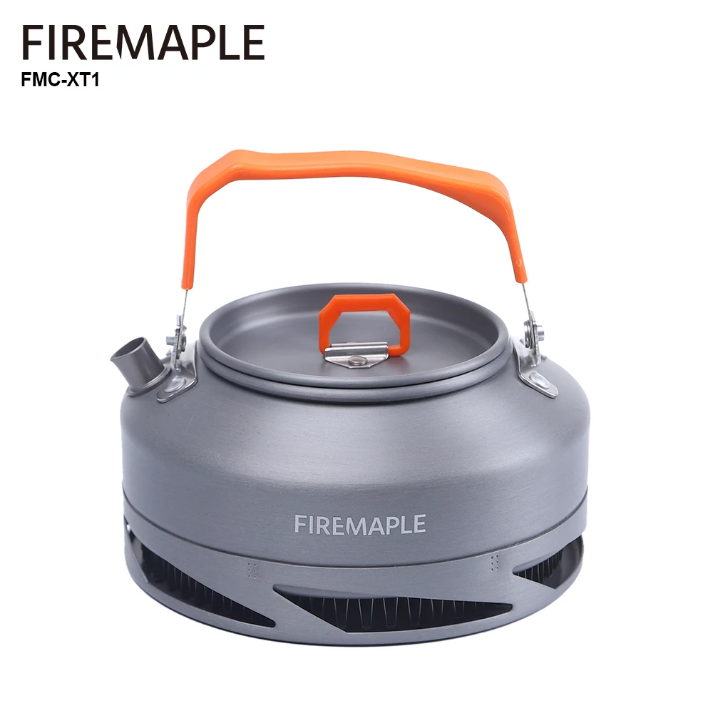 Ogień Maple Outdoor Camping Pinic wymiennik ciepła czajnik dzbanek na herbatę 0,7l z odpornym na ciepło uchwytem filtr do herbaty FMC-XT1