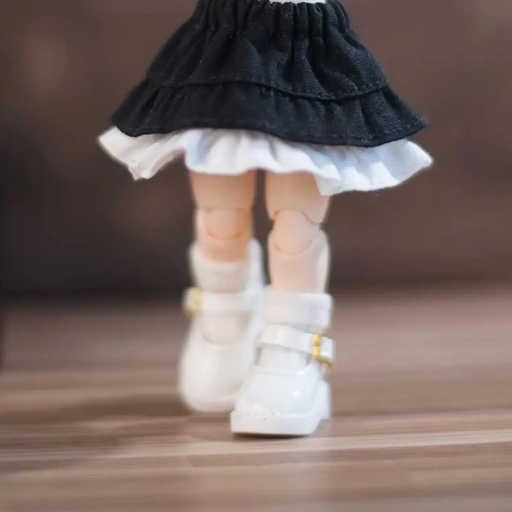 Kurzer Rock Ob11 Puppenkleidung Handgemachtes Puppenoutfit Puppenkuchenrock Dekoration Täglich Lässige Puppen Halbrock 1/12bjd Puppe
