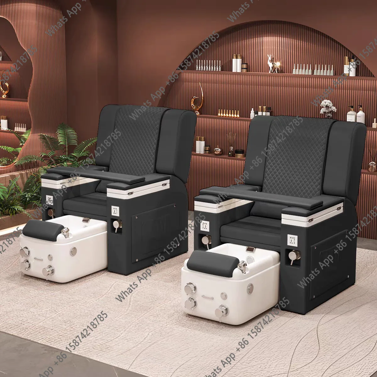 Nail Art Sofa Hair Care Perm and Dyeing Sofa Electric Tattoo Embroidery Nail Art Eyelash Sofa Foot Therapy Foot Washing Chair
