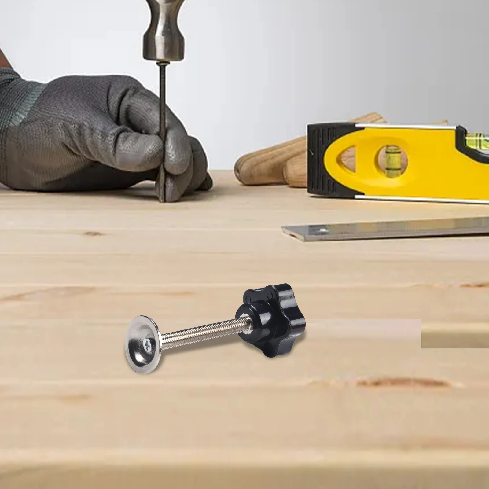 1pc M8 * 60 Manopole a stella Manopola di serraggio filettatura Vite Manopola di serraggio a mano Parti di utensili manuali resistenti alla corrosione