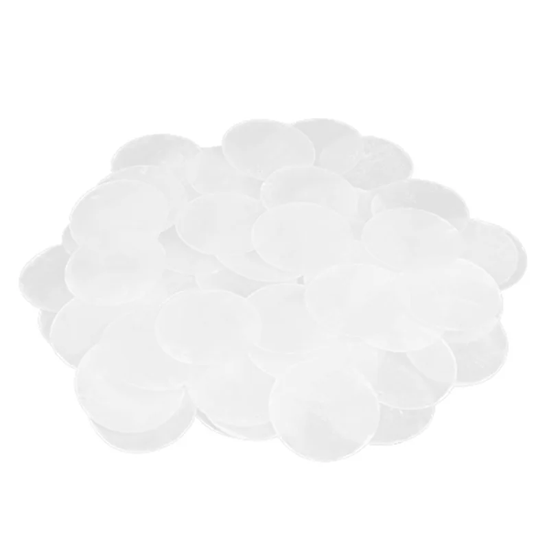 

B59B-100Pcs Round Shells Pendant Hanger 2 Hole DIY Jewelry Making Necklace Charms Gift Decoration Accessoires 50Mm
