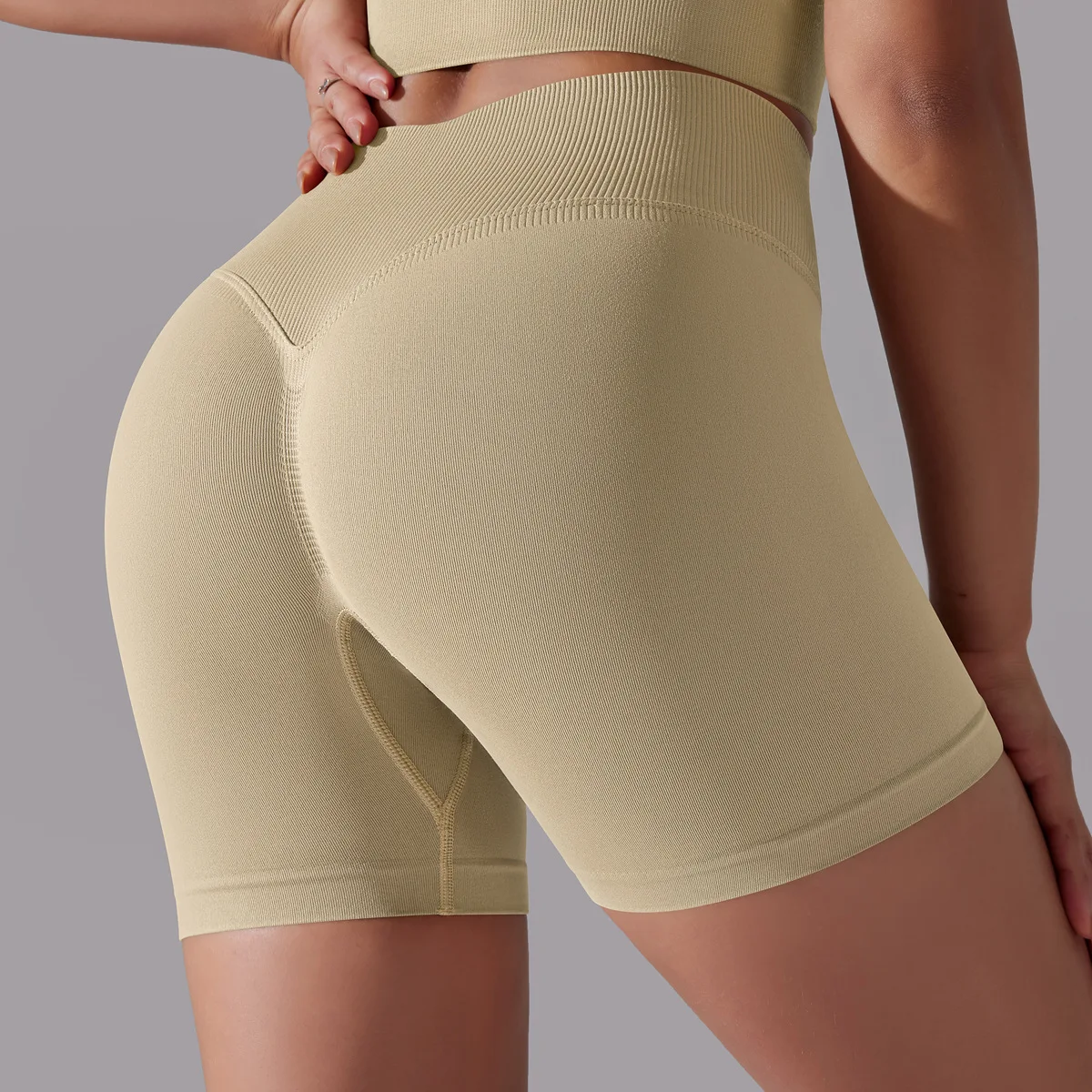 New Seamless Shorts for Women Yoga Shorts Push Up Booty Workout Gym Shorts Fitness High Waist Sports Short Women Clothing