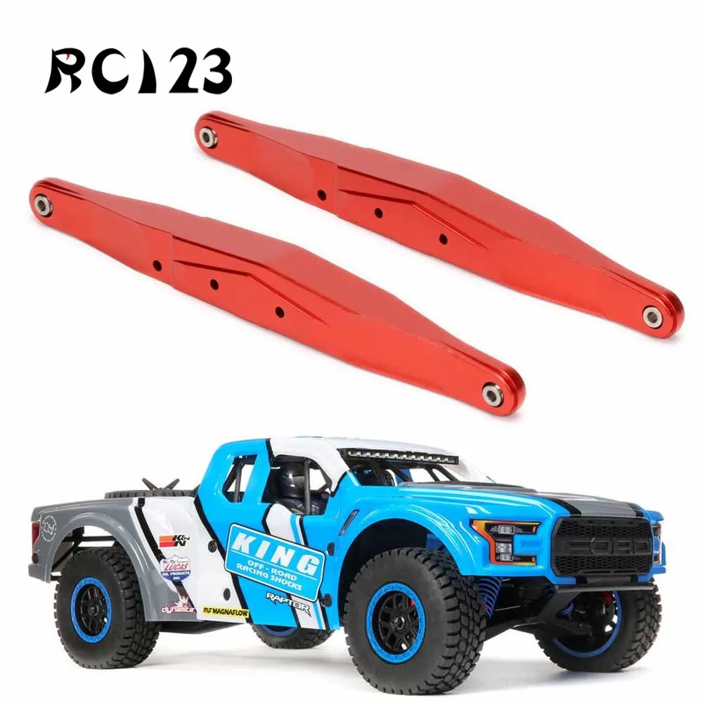 2SZT # LOS 232003 # LOS 254036   Aluminiowe tylne dolne wahacze wleczone do samochodów Rc Team Losi 1/10 Baja rey 4wd Rock Rey Rtr