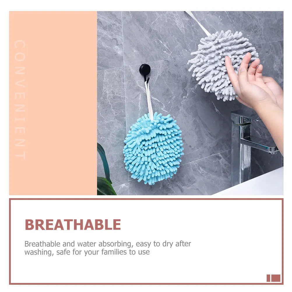 

3pcs Hand Towel Set Bathrooms Soft Skin-Friendly Drying Towels For Kitchen Bathroom Home Use Towel Balls