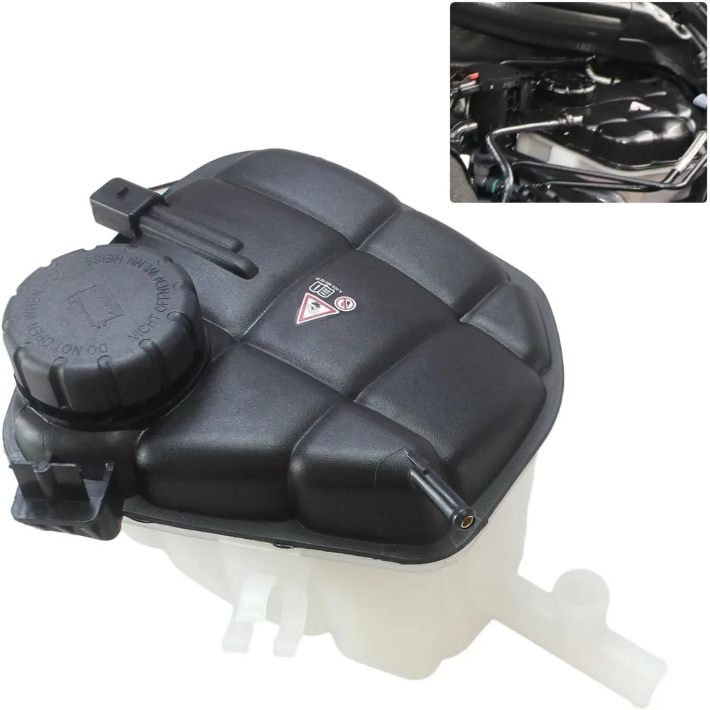 1645000049,2105010615 Engine Coolant Reservoir Tank w/ Sensor & Cap For Benz GL320, GL350, GL450, GL550, ML320, ML350, ML450