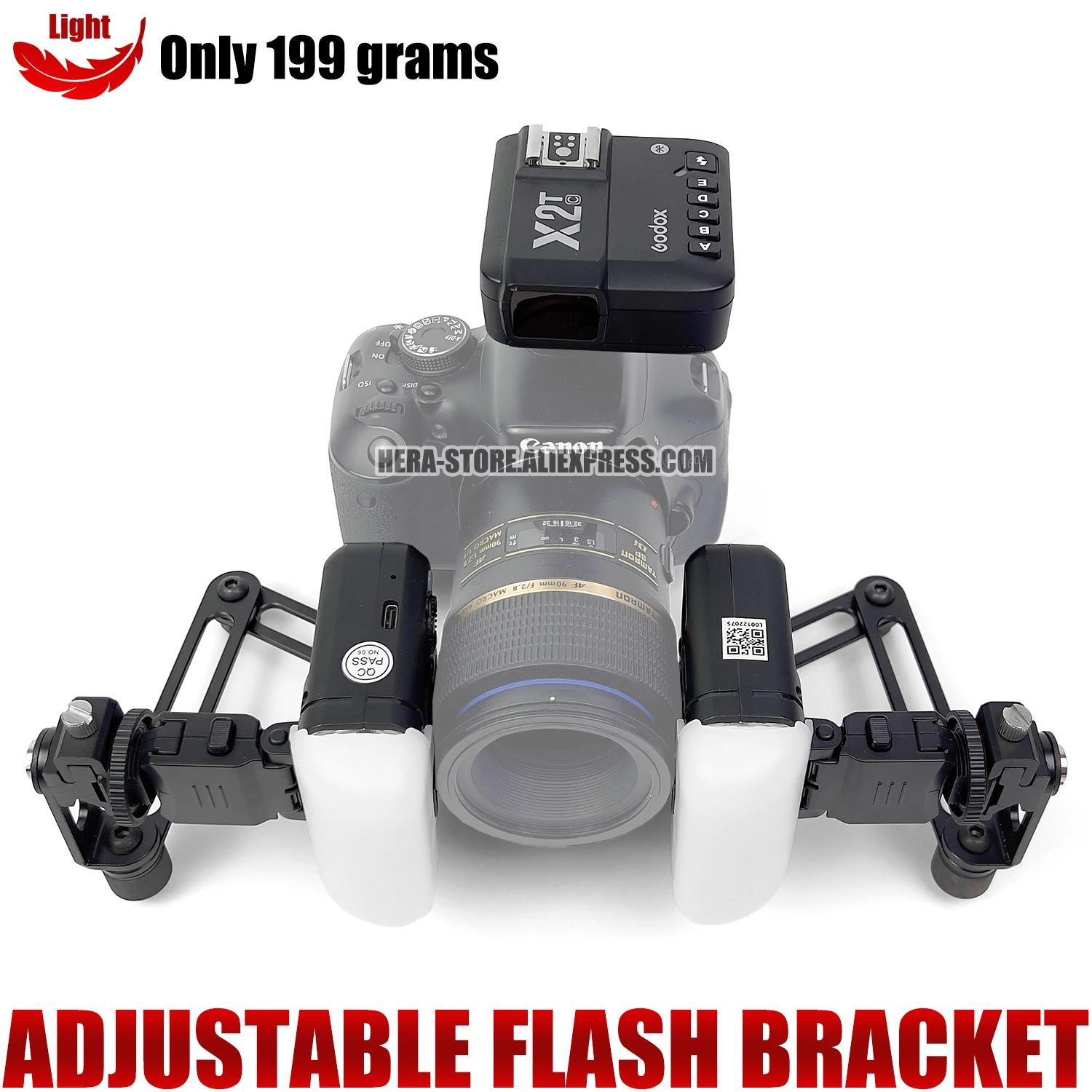 Oral Macro Photo Bracket Godox MF12 Cold Shoe Dual Head Flash Ring Flash Front Teeth Aesthetic Full Dentition Maxillofacial