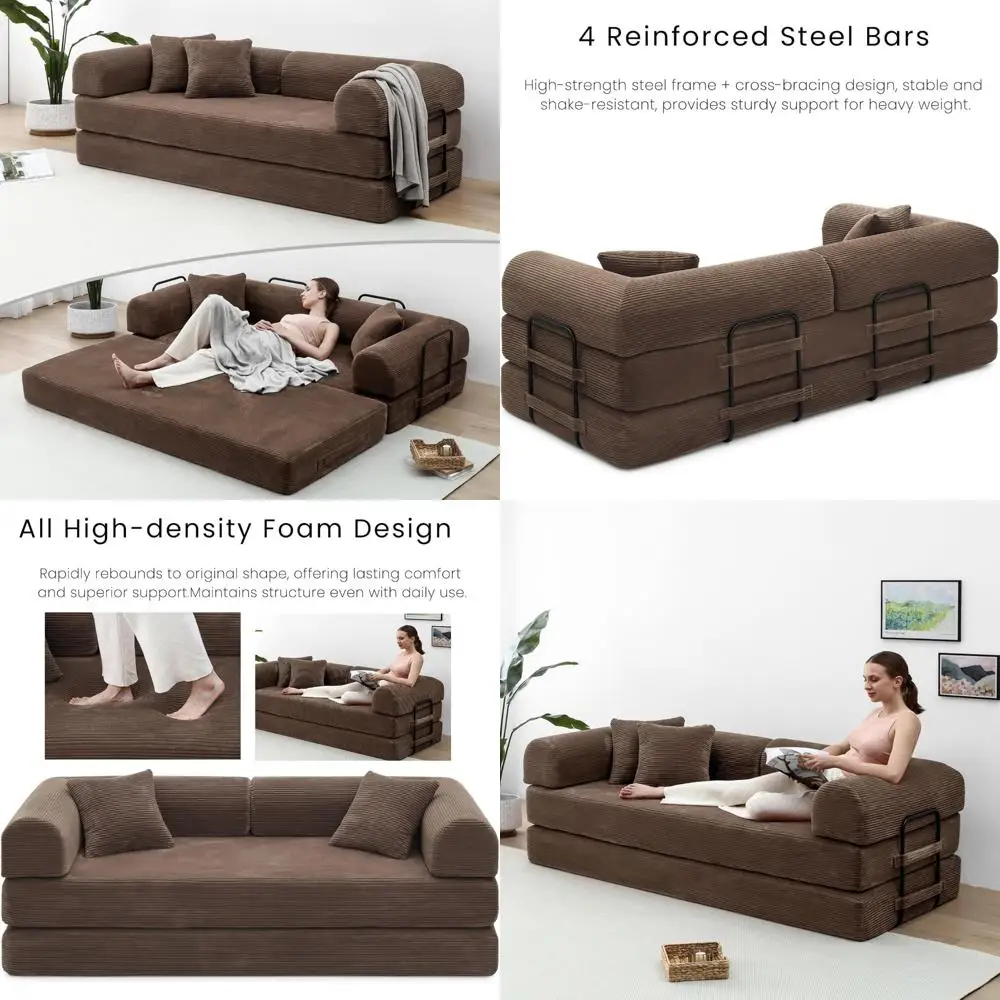 Convertible Sofa Be…