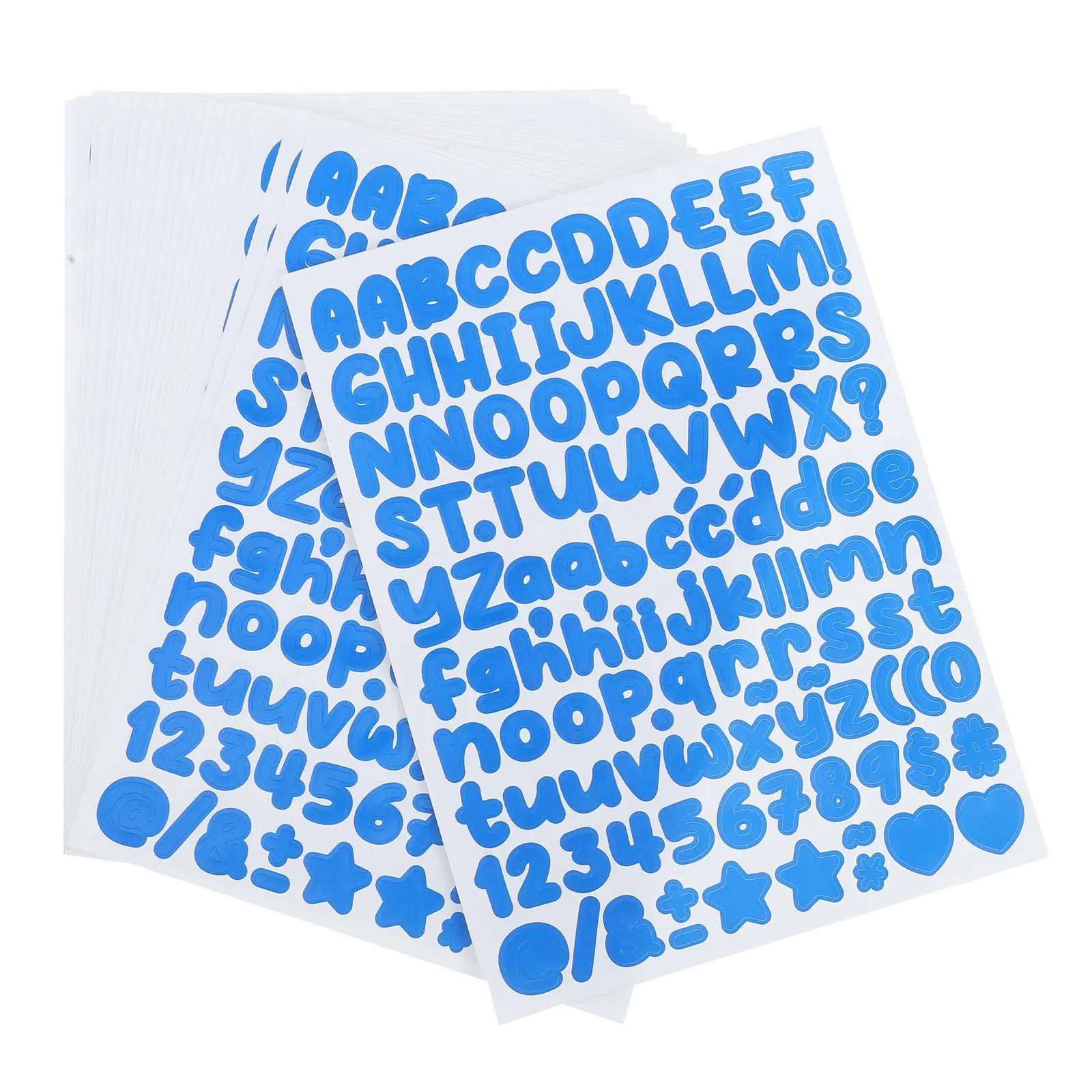 

20Pcs Small Alphabet Stickers Craft Letter Decals for Journaling Greeting Cards Planners Mailbox Number Labels Window Use