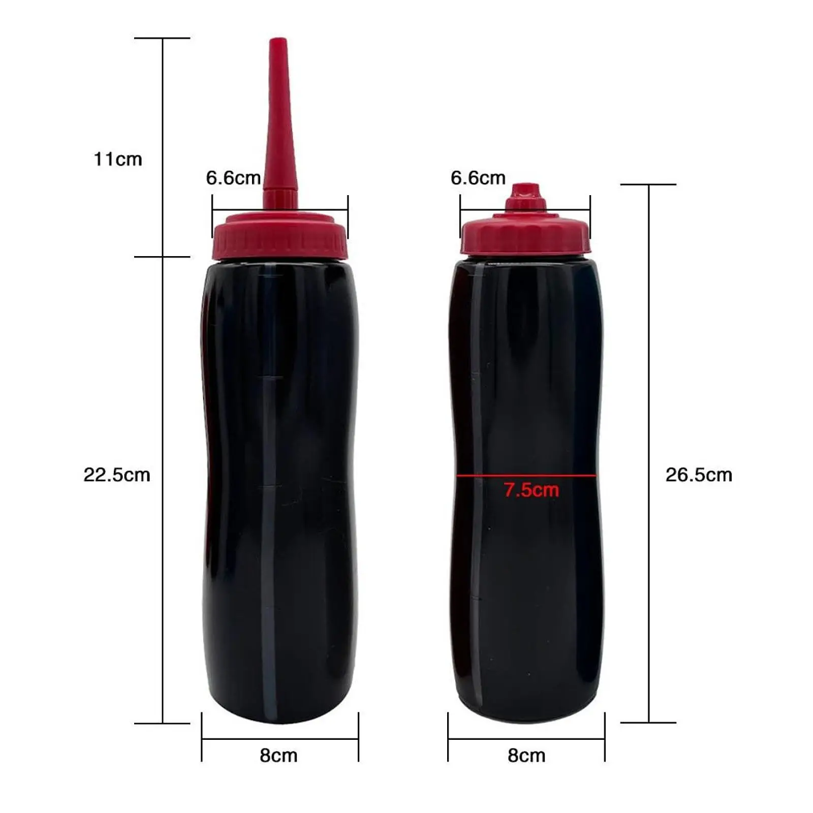 Large Capacity Sports Water Bottle Flexible Squeeze PP Portable Cup Drink Bottle for Summer Cycling