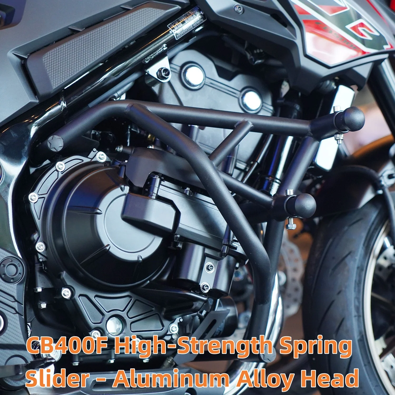 Racing Spring Anti-Fall Crash Bar Carbon Steel Protective Bumper Modified Accessories for Honda CB500F