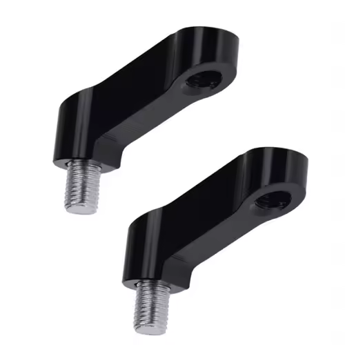 Motorcycle Rearview Mirrors Extension Riser Extend Adapter Mirror Extender Adapters Riser Supplies Rear View Base Mirrors Black - Image 3