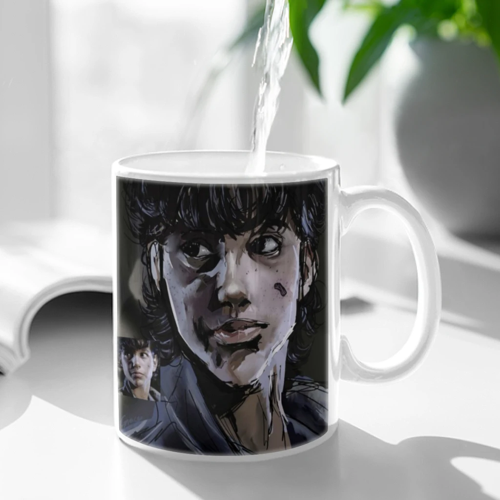 Ralph Macchio Ceramic Cup Coffee Oatmeal Breakfast Cup Creative Personality Mug