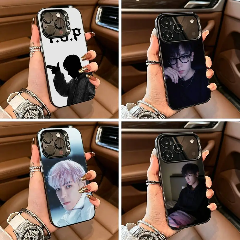 C-Choi S-Seung Hyun T-TOP Phone Case For iPhone 17,16,15,14,13,12,11 Plus Pro Max Colored Silver Phone Case