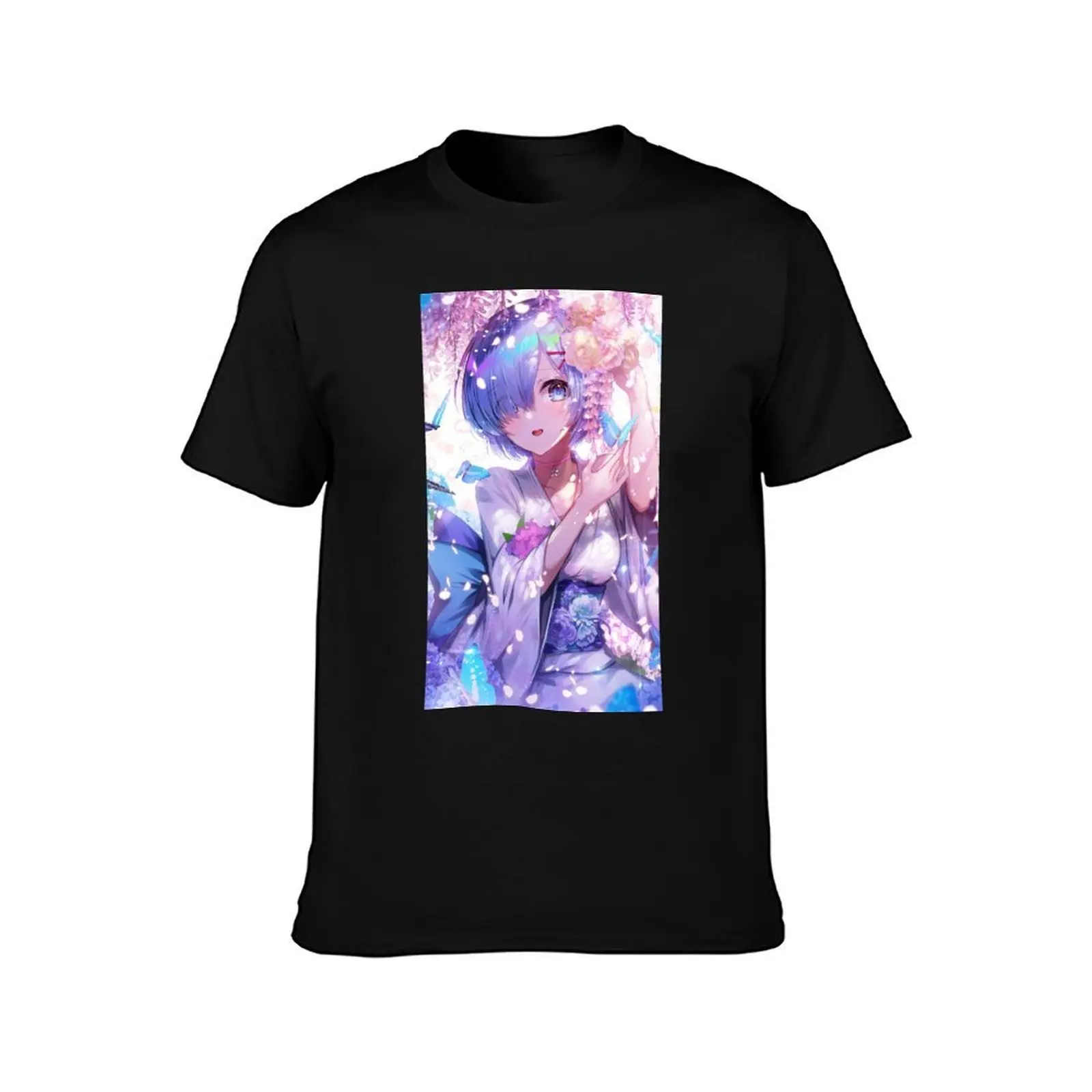 Re Zero REM T-Shirt Basic Casual Wear Short Sleeve Top T-Shirt